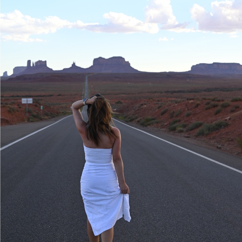 Abercrombie halter top and skirt combo linen - Picture 5 of 8
